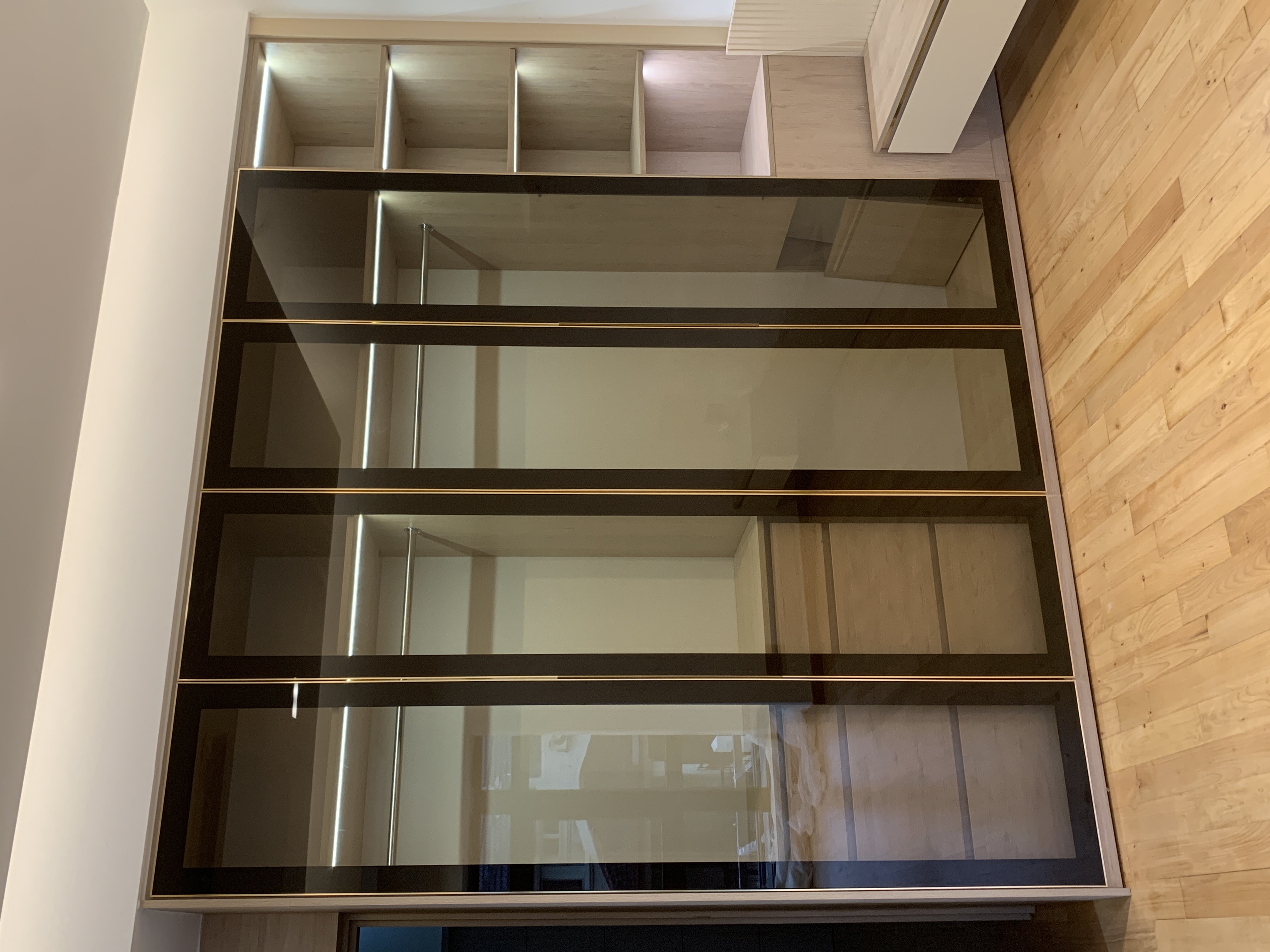 Bandar Utama tinted-glass wardrobe