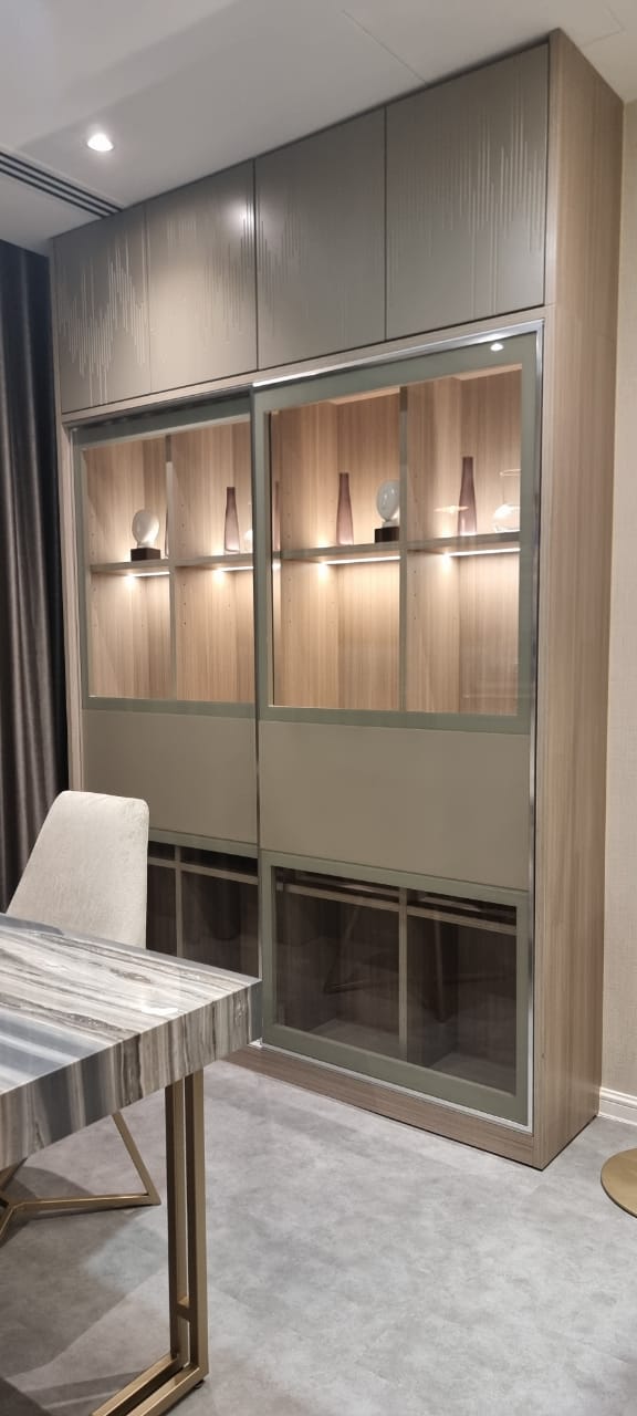 KLCC Binjai illuminated display cabinet