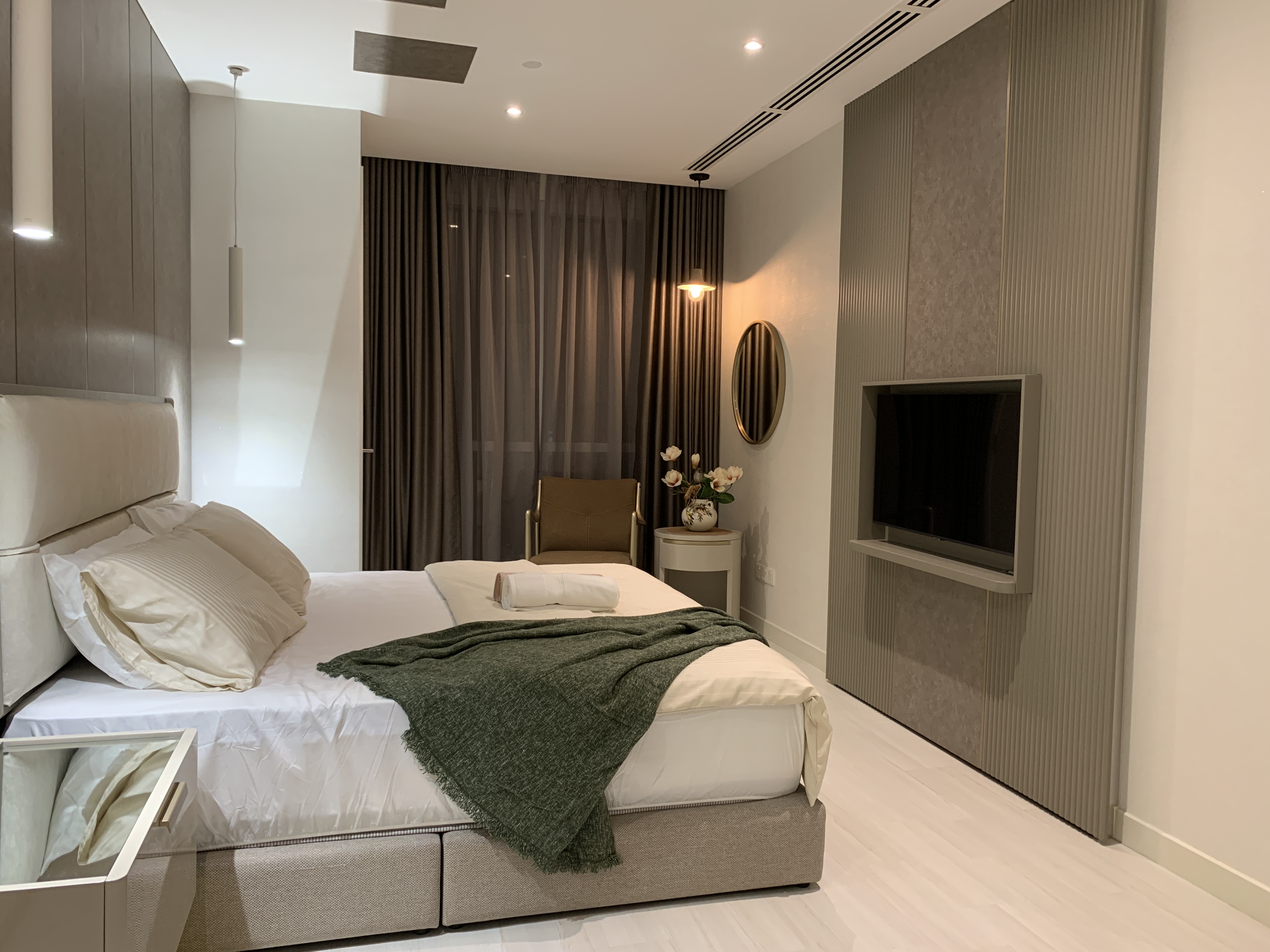 KLCC Binjai master bedroom television wall