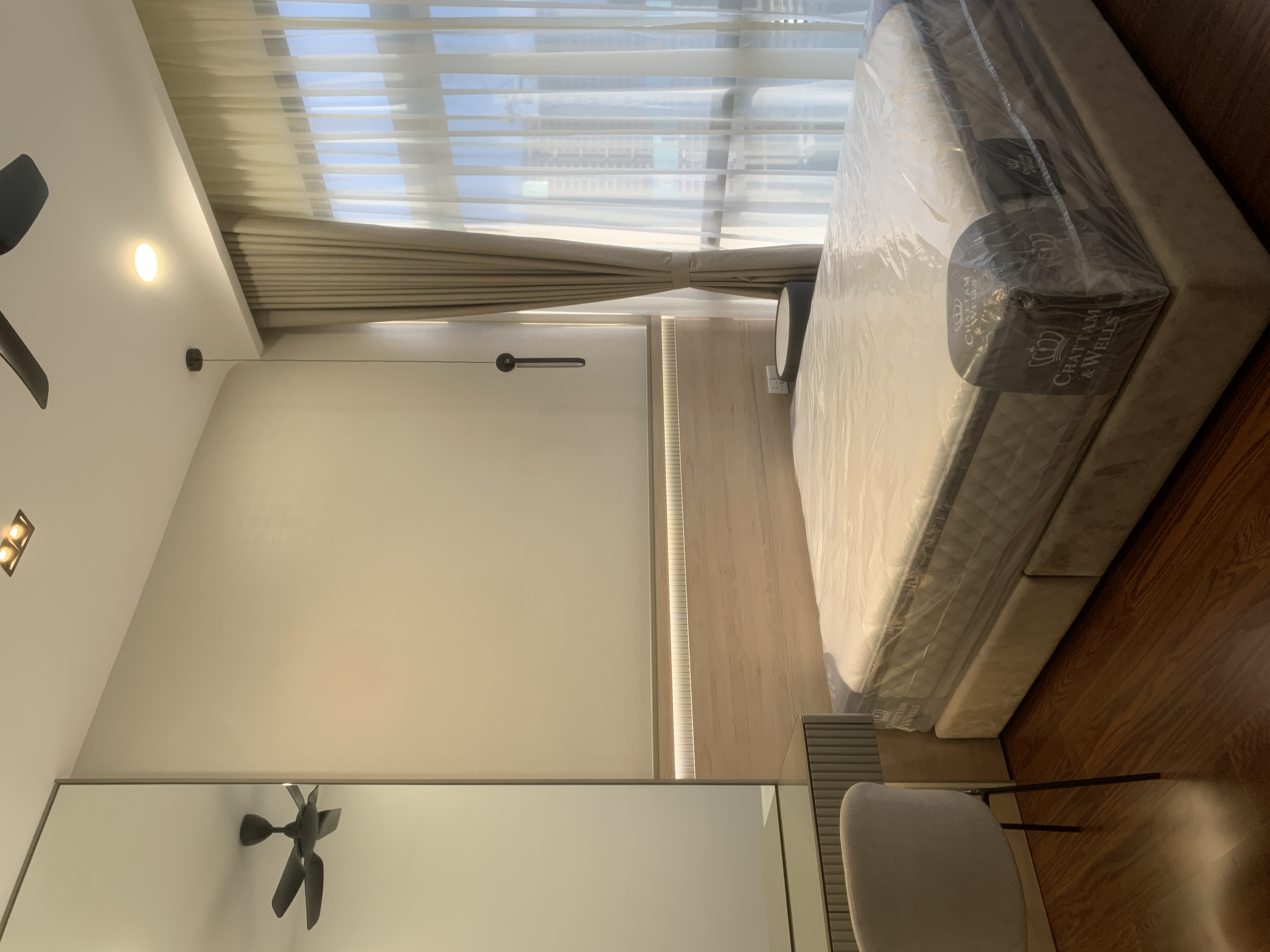 Park Regent bedroom with integrated lighting