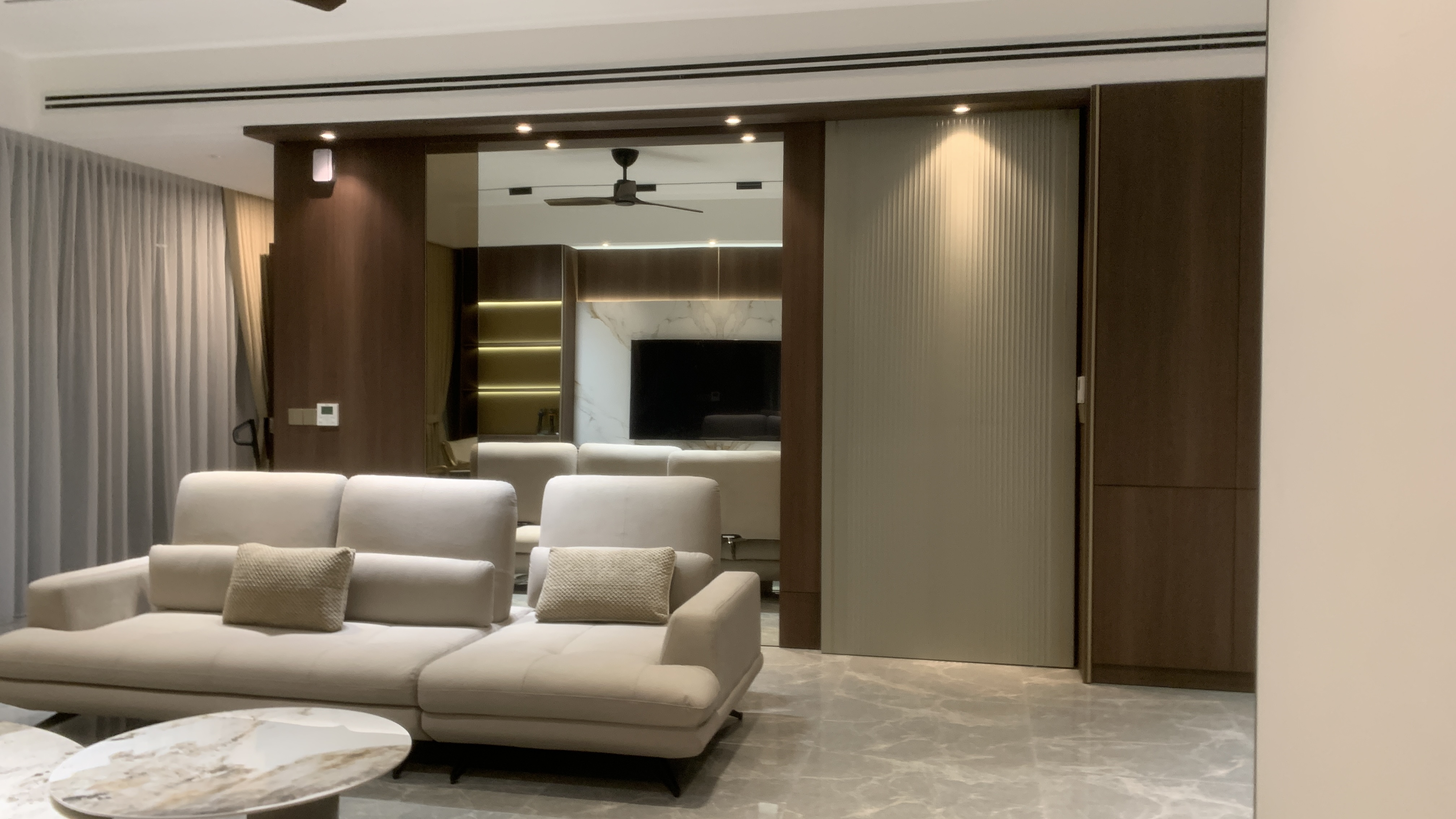 Park Regent living room divider