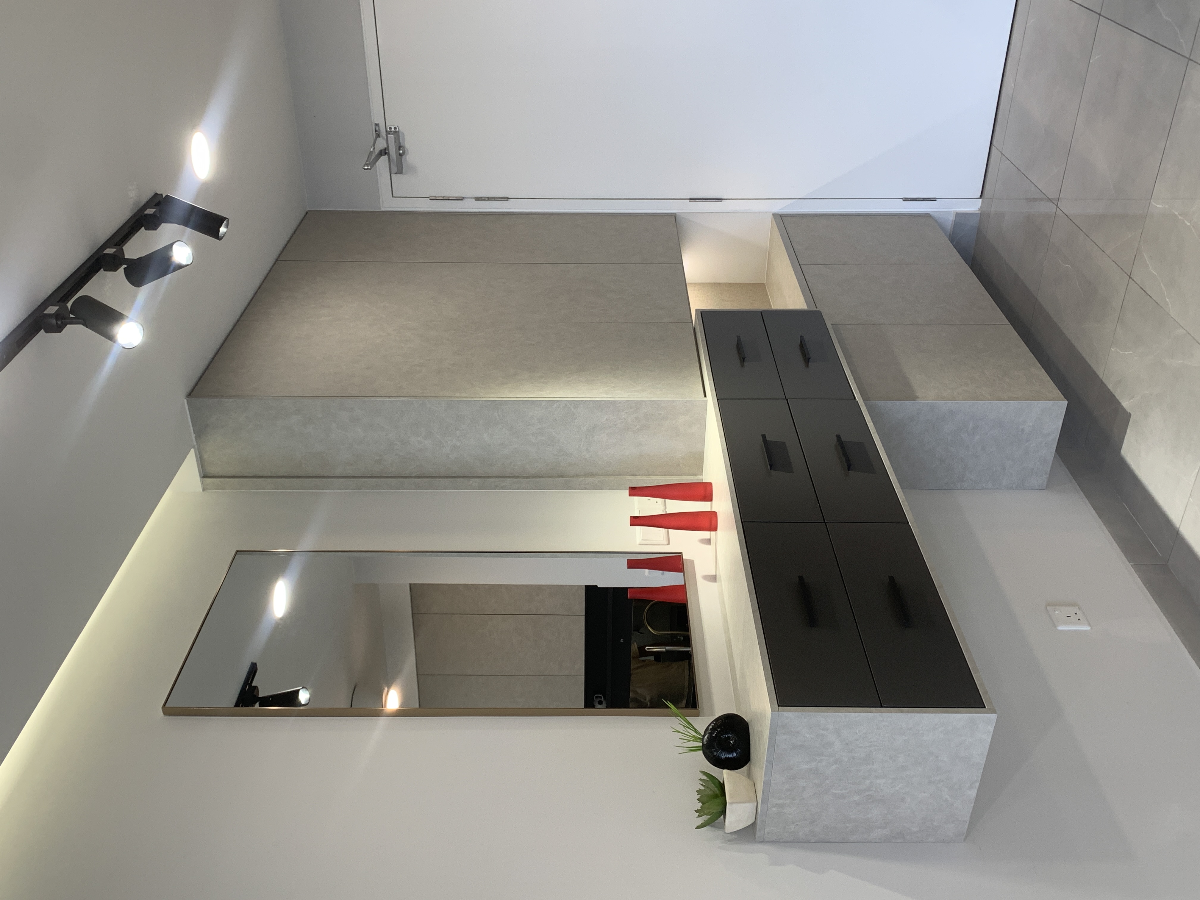 The Birch entry cabinetry